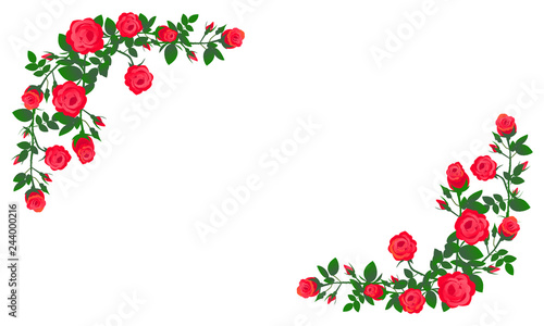 赤い薔薇フレーム 04 Stock ベクター Adobe Stock 赤い薔薇フレーム 04 Stock ベクター Adobe Stock