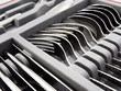© makam1969 - silverware forks spoons knives cutlery on a white background