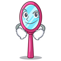 Sticker - Smirking mirror isolated with on the mascot