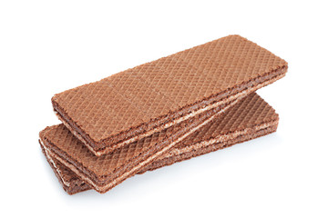 Brown wafer closeup