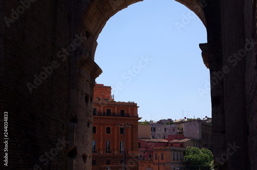 vue sur Rome depuis le Colisée Tableau sur Toile