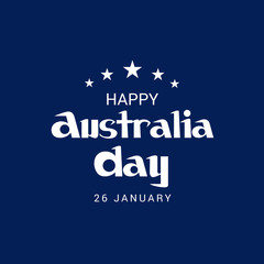 Wall Mural - illustration of a Background for Happy Australia Day.