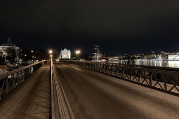 Wall Mural - Stockholm by night