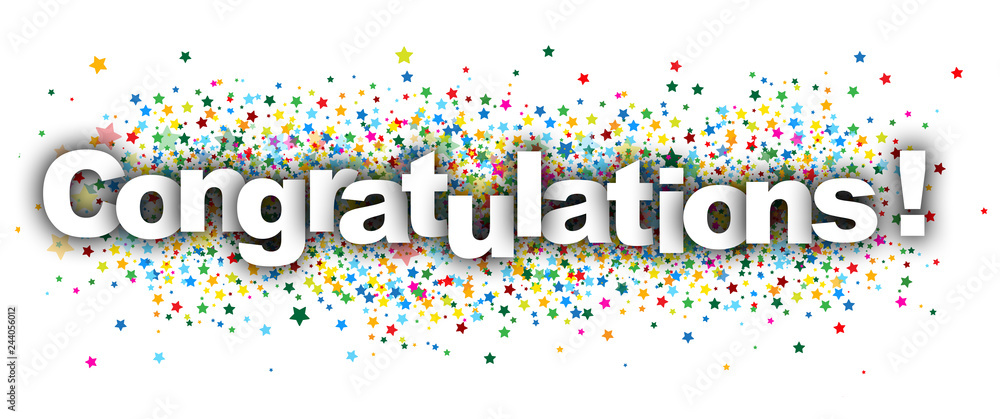 congratulations label Stock Illustration | Adobe Stock