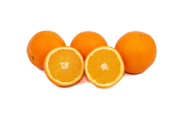 Wall Mural - Whole and Cut Oranges