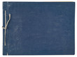 cover old blue photo album for photos
