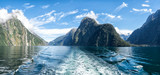 Fototapeta  - Milford Sound Fjordland, New Zealand, South Island, NZ
