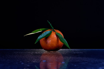 orange in the water