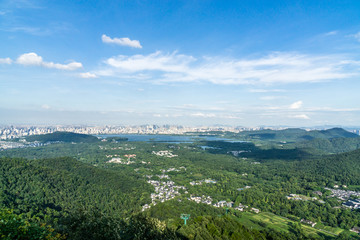 Wall Mural - landsacape of west lake in hangzhou china