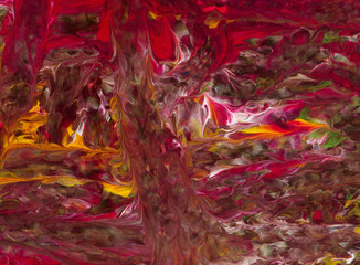 Wall Mural - abstract art. creative hand painted background, wallpaper, texture.