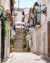 Architecture And Street Scenes Of Altea Spain