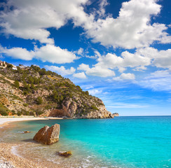 La Granadella beach in Javea of Spain