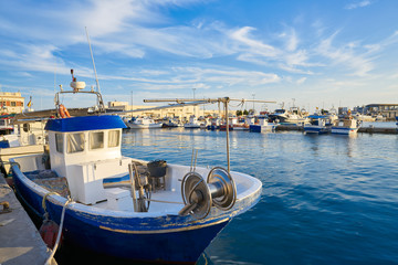 Santa Pola port in Alicante Spain