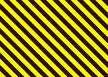 Yellow And Black Warning Stripes
