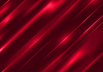 Fototapete - Abstract Red Background. Vector Ruby Texture with Shiny Stripes.