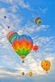 Fototapeta Na ścianę - Hot air balloons - 4th of July - Provo City, Utah