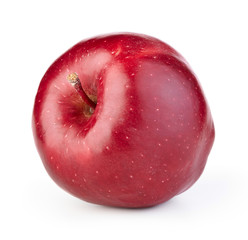 red apple isolated on white background