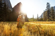 © Maygutyak - Mother with  son visit Yosemite national park in California