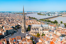 Bordeaux Aerial Panoramic View, France
