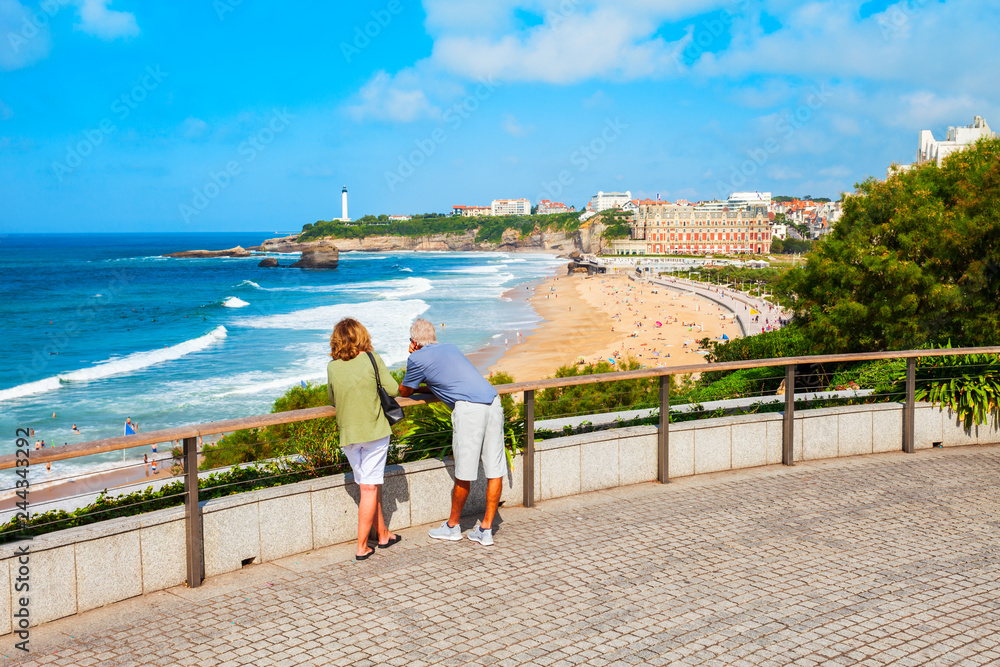 Photo Art Print La Grande Plage Beach Biarritz Europosters