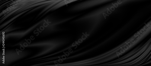 Fotomural Black luxury fabric background with copy space