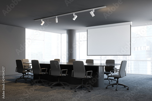 Gray Office Meeting Room Interior Kaufen Sie Diese