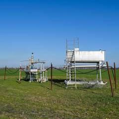 Wall Mural - The equipment and technologies on oil fields. Oil well