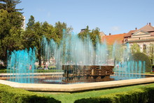 Artesian Fountain With Blue Water ,in Satu Mare, Romania, 2008