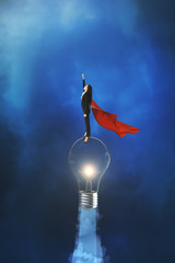 Wall Mural - confidence and startup concept