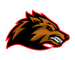 Wolf head vector logo icon template 1