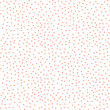 © Aygun - Coral color dots on a white background pattern. Abstract geometric modern background. Vector illustration. Art deco style. Circle seamless pattern - Vector illustration.