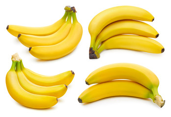 Bunch of bananas isolated