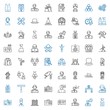 © NinjaStudio - worker icons set