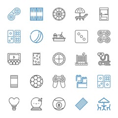 Sticker - leisure icons set