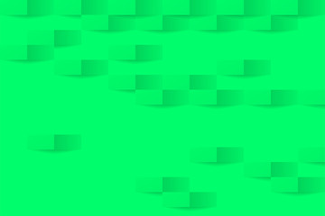 Poster - 3d ufo green geometric background. abstract ufo green background. green seamless texture with shadow