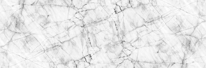 Poster - horizontal elegant white marble background