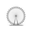 London eye icon. London eye icon vector. Linear style sign for mobile concept and web design. vote symbol illustration. London eye vector graphics - Vector	