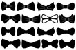 © DeCe - Set of different bow ties isolated on white