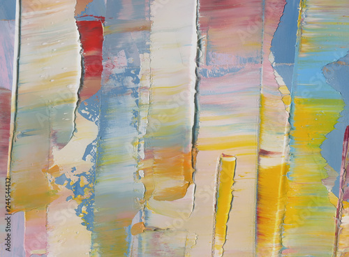Colorful Abstract Painting Background Oil Paint Texture