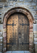 Medieval Castle Wooden Door