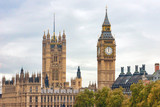 Fototapeta Na drzwi - Big Ben and Houses of Parliament in London