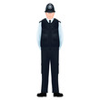 Metropolitan British Police Officers – Realistic, detailed, vector, shaded illustration