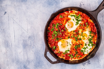 Shakshuka in a Frying Pan.