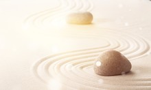 Zen Stones In The Sand