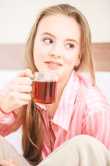 Wall Mural - morning starts with cup of tea