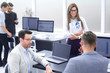 © ASDF - employees of the financial department in the workplace