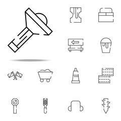 Poster - bright lantern icon. construction icons universal set for web and mobile