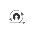 agile, manager icon. Element of marketing icon for mobile concept and web apps. Detailed agile, manager can be used for web and mobile
