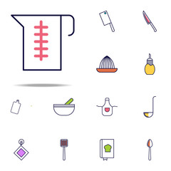 Poster - kitchen watering can with level icon. web icons universal set for web and mobile