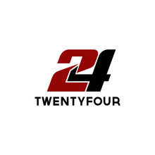 24 Number Template Logo Design Inspiration